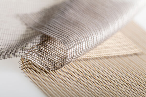 Close up transparent fabrics