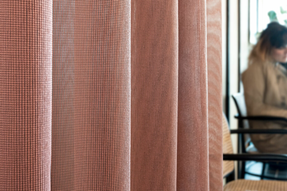 transparent curtain fabric Nias