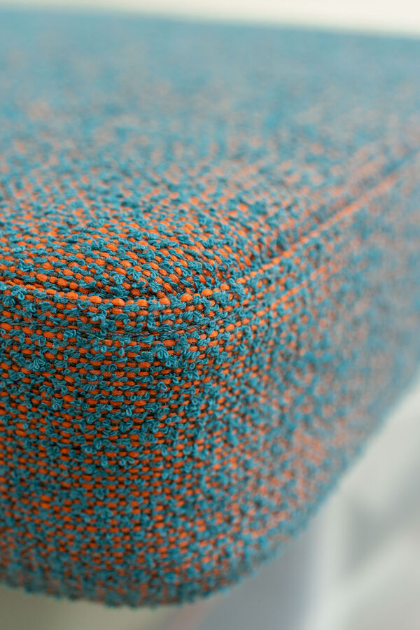 close-up recycled boucle upholstery fabric Auckland 2