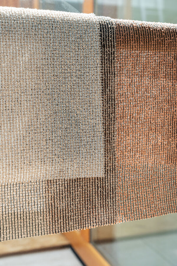recycled bouclé curtain fabric Toby samples